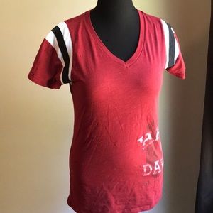 Harley-Davidson Dealership Tee-V Neck Red